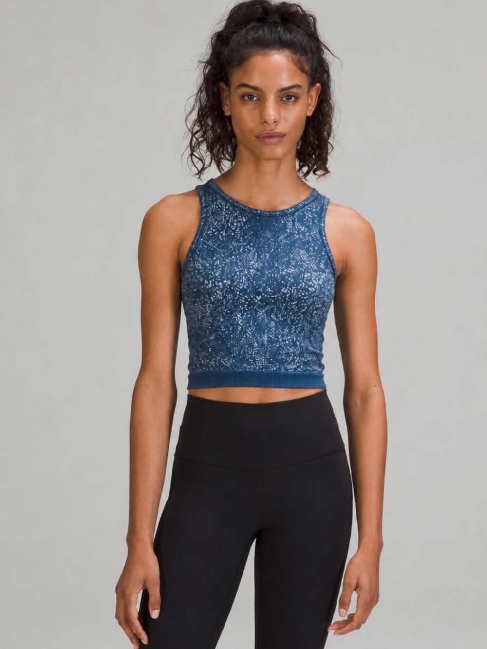 Lululemon Ebb to Street Cropped Racerback Tank Top